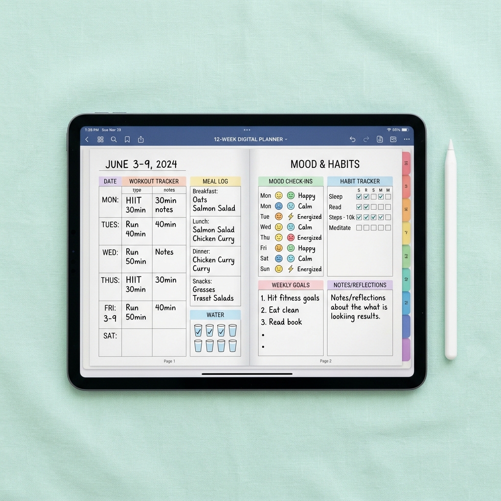 12-Week Digital Planner